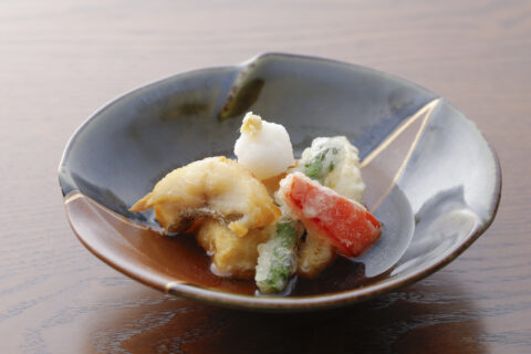 揚物・油目と絹豆腐の揚げ物