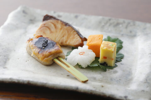 焼物・鰆柚庵焼と生麩田楽