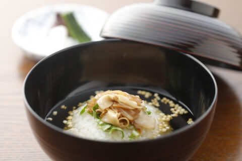 御飯・蕪と湯葉のお茶漬け