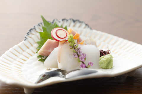 向付・旬の造り盛合わせ