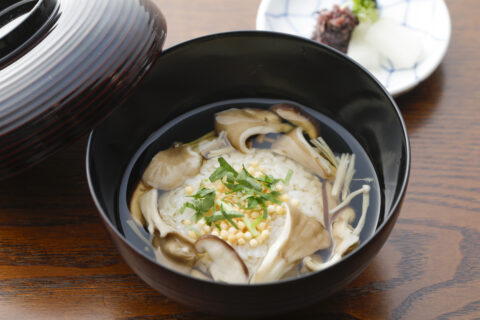 ご飯・木ノ子茶漬け